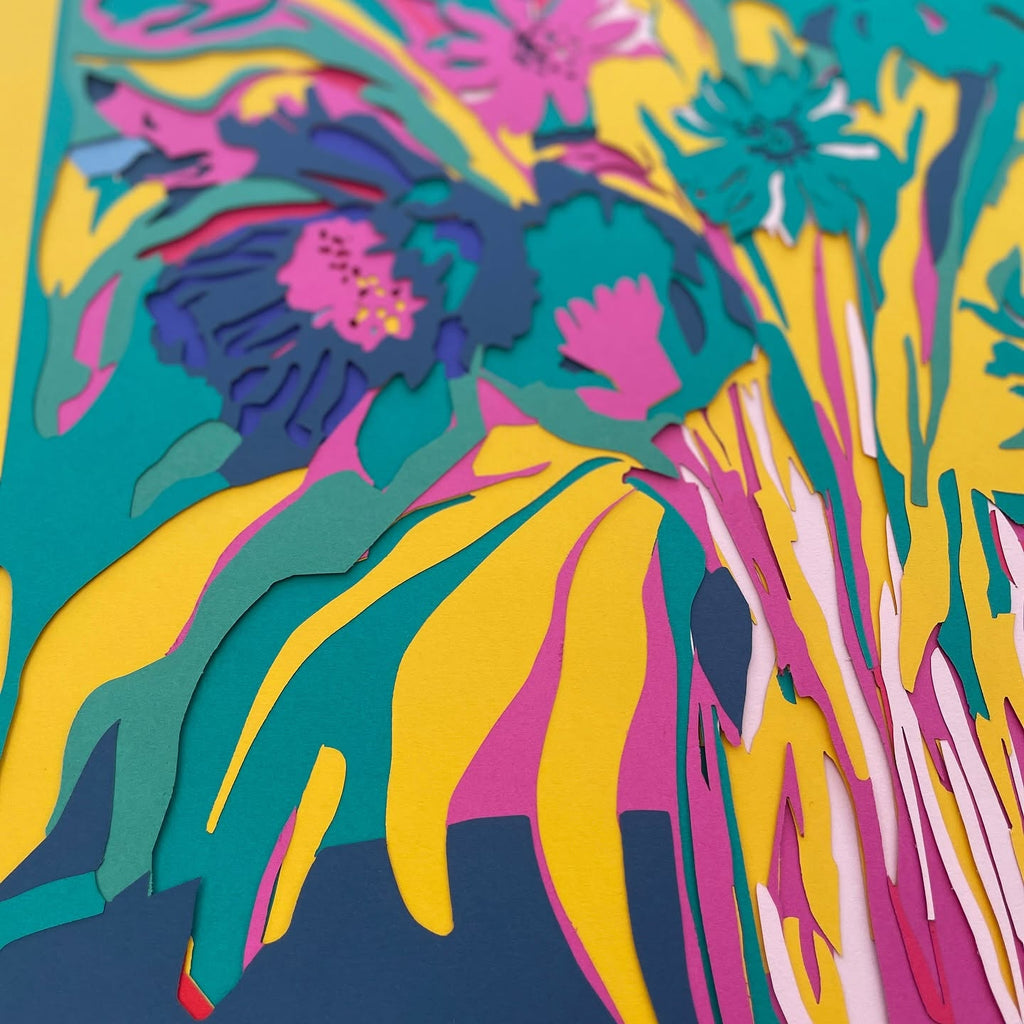 Dahlia - Papirklip | Papirkunst