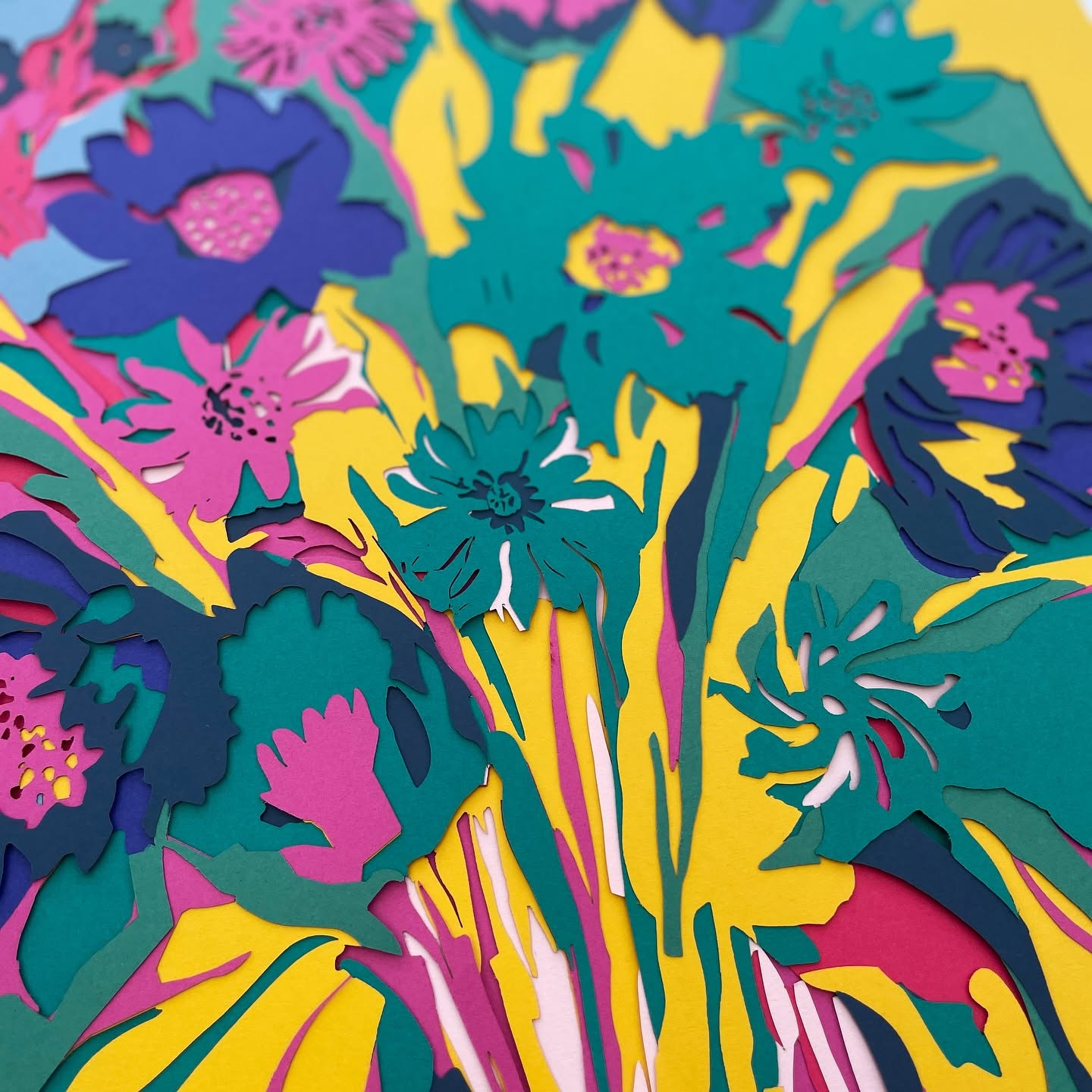 Dahlia - Papirklip | Papirkunst